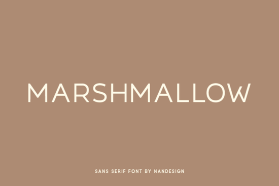 Marshmallow Font